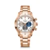 Zenith CHRONOMASTER Sport Watch White Dial Rose Gold Plated Steel Bracelet, 41mm