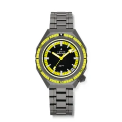 Zenith Defy Revival Diver Black Dial Watch, 37mm