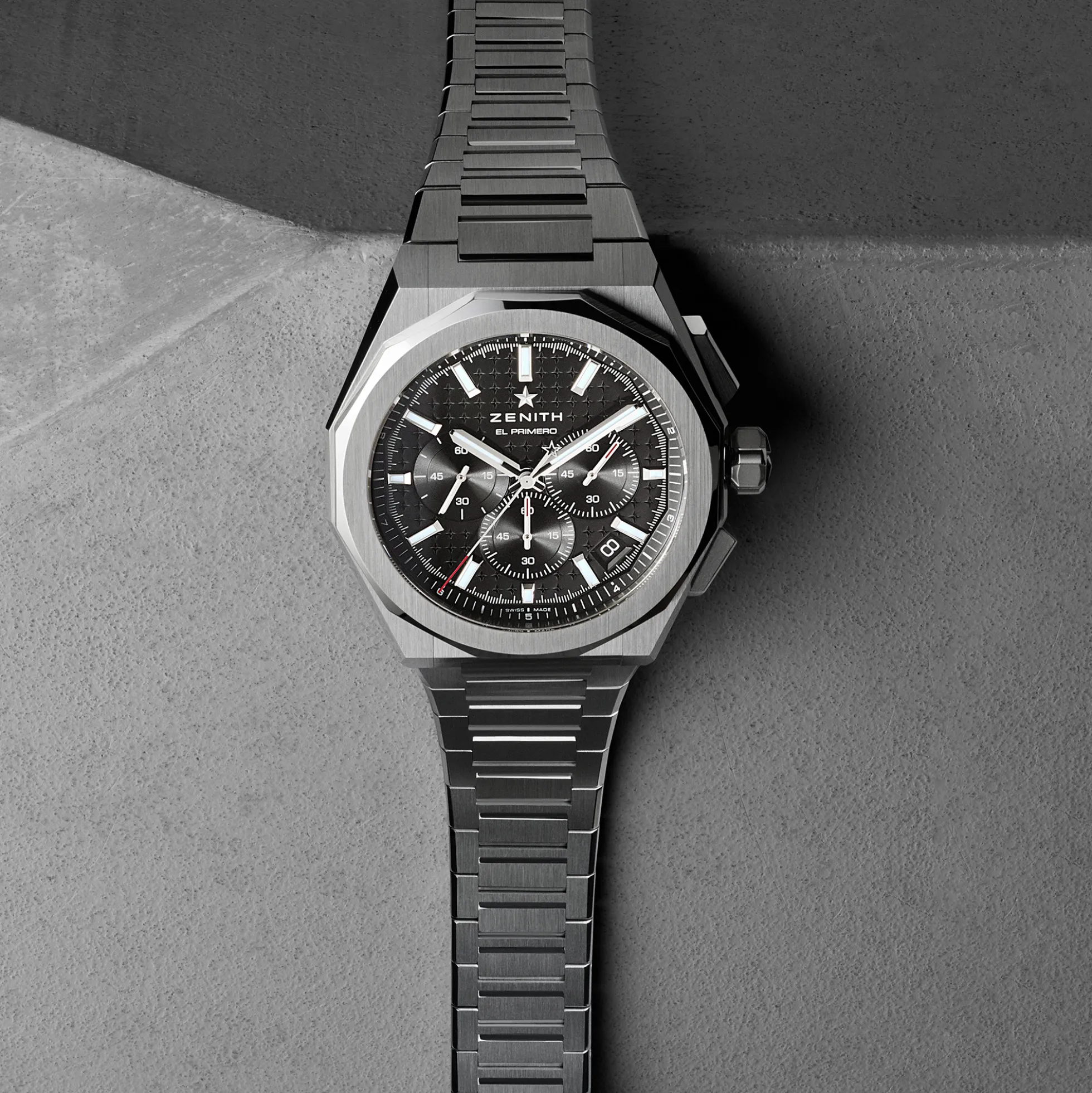 Zenith Defy Skyline Chronograph Watch Black Dial, 42mm